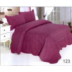 Шалте в един цвят и 2 бр. КАЛЪФКИ ЗА СПАЛНЯ Пепел